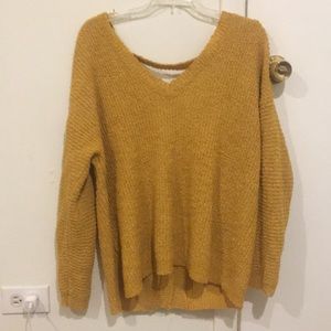 Yellow sweater
